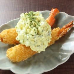 エビフライ(しそ・たくあんのタルタル)2本