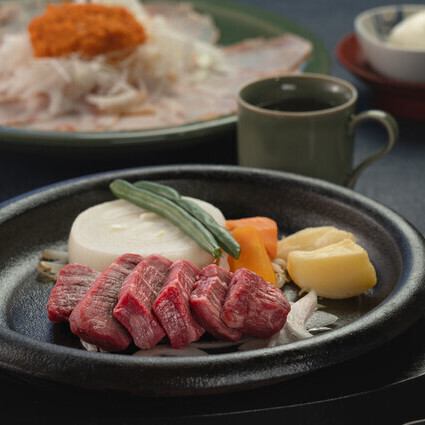 究極のやわらかさ！国産牛ヘレステーキランチコース（140g） 6050円(税込)