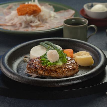 さっぱりジューシー！和風ハンバーグランチコース 2970円(税込)
