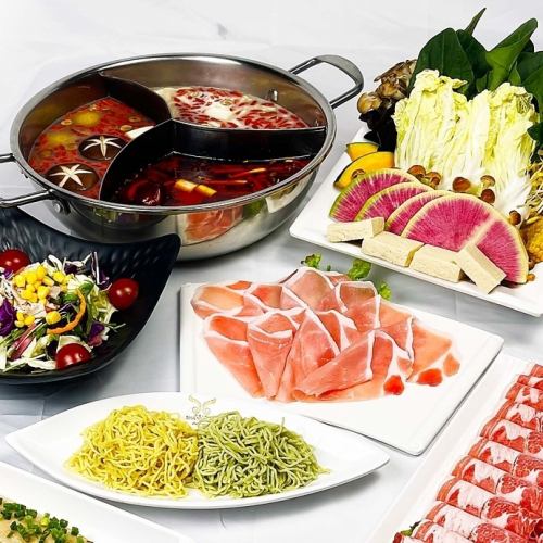 Luxurious lunch hot pot course [recommended]