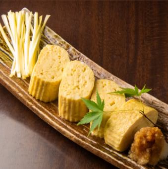 黄ニラ　だし巻き玉子