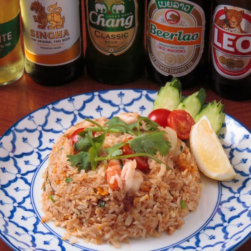 カオパットクン（海老のタイ風チャーハン）