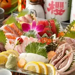 【限時特惠】「豪華特餐」 ¥7,000 ⇒ ¥6,000 <含2.5小時暢飲> 8道菜