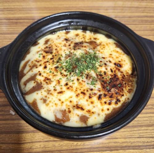 新メニュー☆まかない焼チーズカレー