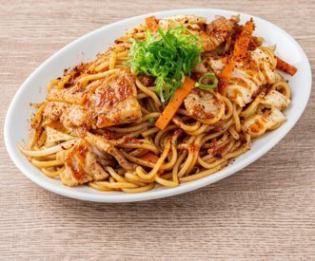 Yakisoba with chili oil fragrant sauce