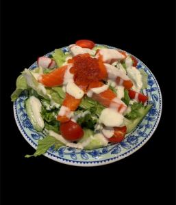 サーモン親子シーザーサラダ