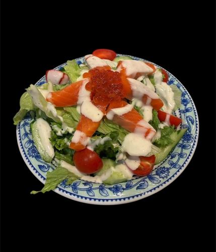 サーモン親子シーザーサラダ