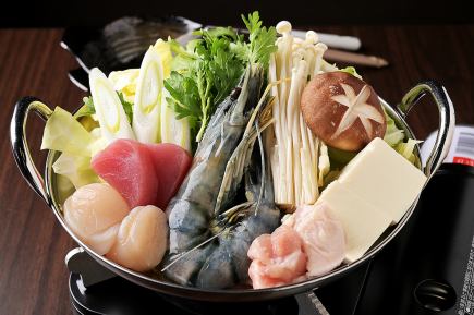 【2H飲み放題付】海鮮と地鶏を堪能する超満足贅沢フルコース〈全10品〉税込5000円