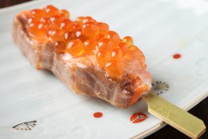 サーモン親子串 1本