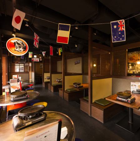お得な飲み放題付きコースは女子会や会社のご宴会など様々なシーンにオススメです。デートなどの少人数でのお食事にも大人数でのご宴会にもご利用いただけるよう人数に合わせたお席を多数ご用意！楽しい宴会をお過ごしください。
