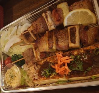 ☆Pork belly skewer set