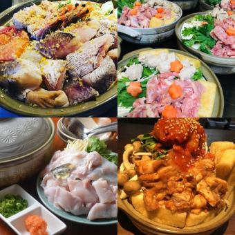 [Nonno Hot Pot Course 3,300 yen (tax included)] All-you-can-drink option available