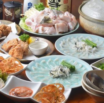 Tiger pufferfish banquet course: 6,600 yen (tax included) ~Available for one person or more♪~