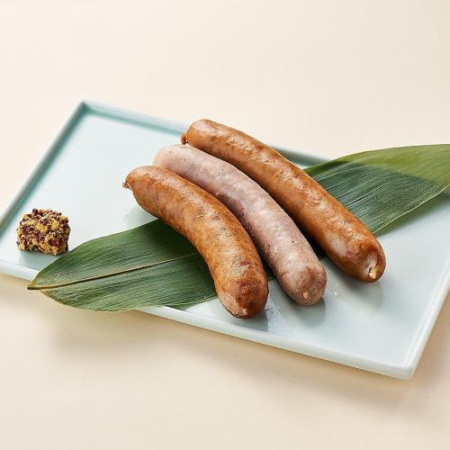 Assortment of 3 kinds of sausage