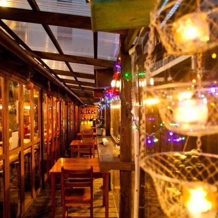 ≪Terrace seats≫ Cute decorations and vegetables create a fashionable night ... Even if it's a little cold, some people want a terrace ◎ We are waiting for you with blankets and heating even in the cold season ☆ Terrace Seats can be smoked