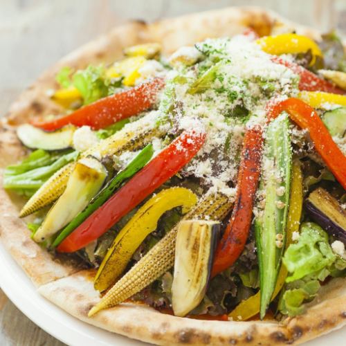 Specialty! Grilled vegetable MIX pizza