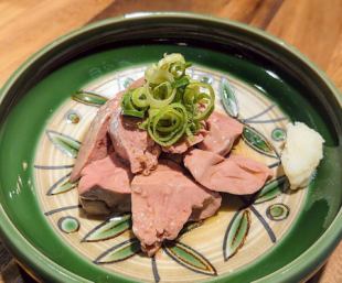 低温調理「鶏レバ刺し」