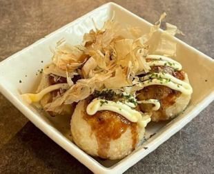 たこ焼きみたいな里芋の唐揚げ