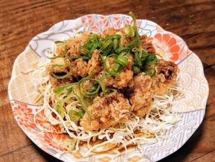 砂ずりの和風だし唐揚げ