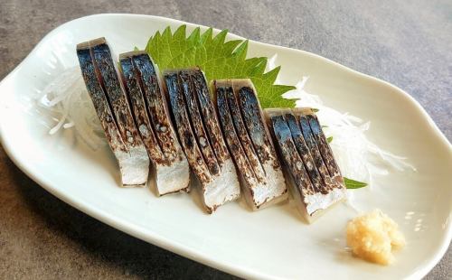お造り「炙りしめ鯖」