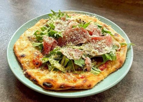 しめじと水菜のハモンセラーノPIZZA