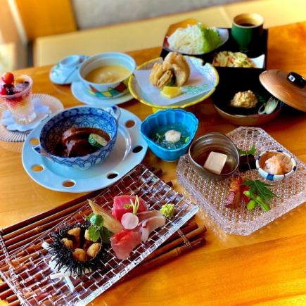【びわね】会席コース 12100円→9800円~ 6月のお品書き ~