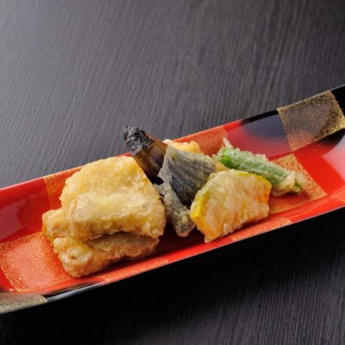 Soft tempura of pork
