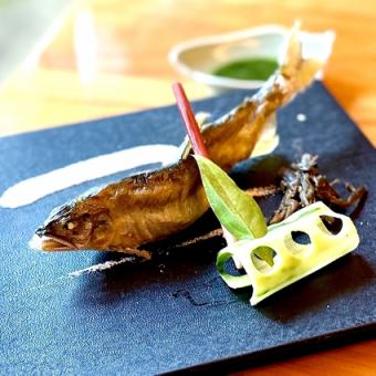 鮎の塩焼き