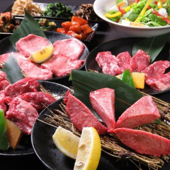 [Food only] Yakiniku Tsubasa Banquet Course 11 dishes 4,400 yen (tax included)