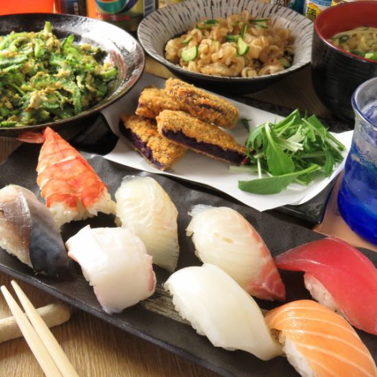 Please enjoy the menu of Ishigaki direct sending and authentic sushi ★