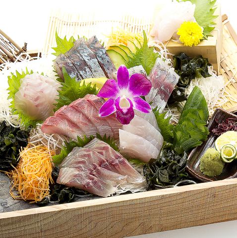 We deliver extremely fresh fish from Tosashimizu.