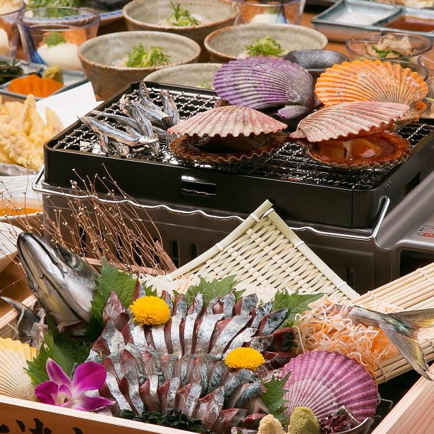 Enjoy seasonal fresh fish that is directly shipped alive from Tosashimizu City, Kochi Prefecture!