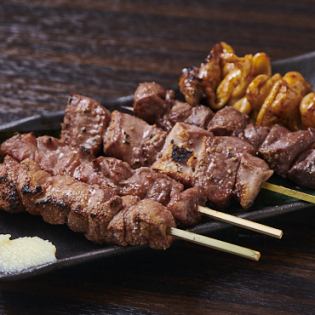 焼トン串盛り合わせ5本