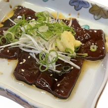 樱花肝刺身（少许切块）