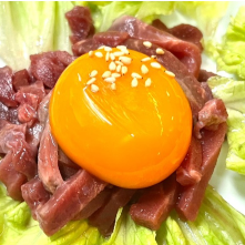 桜ユッケ