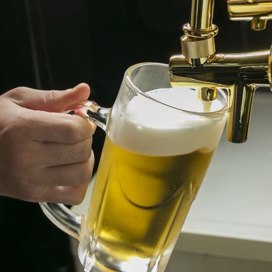 还有生啤酒无限畅饮！使用优惠券即可以1,408日元享受2小时120种以上的无限畅饮！！