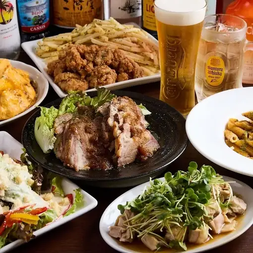 【基本プラン】お料理7品3時間飲み放題付宴会プラン
