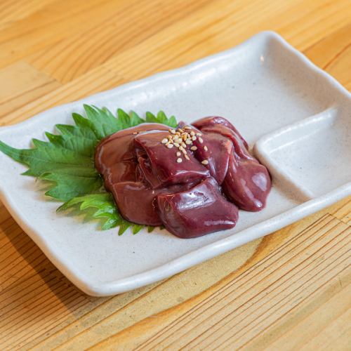 【生肝】鶏刺しの醍醐味を味わえる極上のメニューです◆800円(税込)