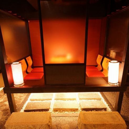 Private rooms are available from 2 people! Please enjoy yourself in a calm space♪