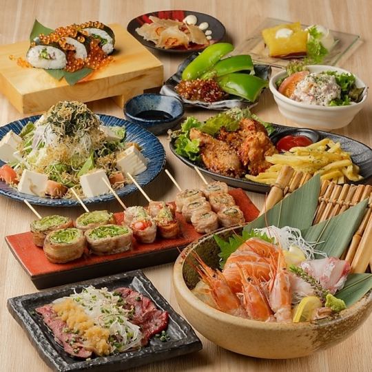 [For a banquet♪] No. 1 in popularity★ ``Maki course'' with all-you-can-drink pre-mol. Value for money and volume ◎ / 5000 yen with coupon