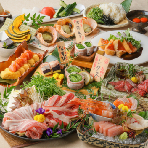 【冬季限定】生ビール付◆飲み放題付選べるお鍋のコース【もつ鍋or豚バラ明太とろろ鍋orぶりしゃぶ】