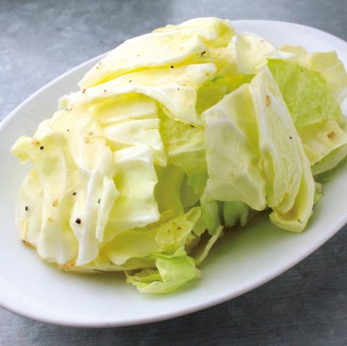 << Dish NO.2 >> Cabbage with salt sauce