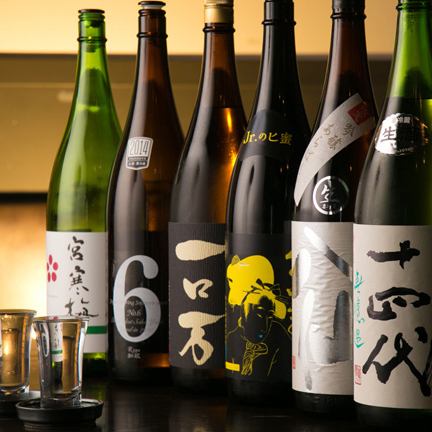 日本酒も焼酎もワインも飲み放題に追加頂けます。