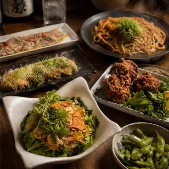 【Most Popular | All-You-Can-Drink Included】≪Full Enjoyment Course≫ 2.5 Hours <¥5,500 → ¥4,500> 8 Dishes
