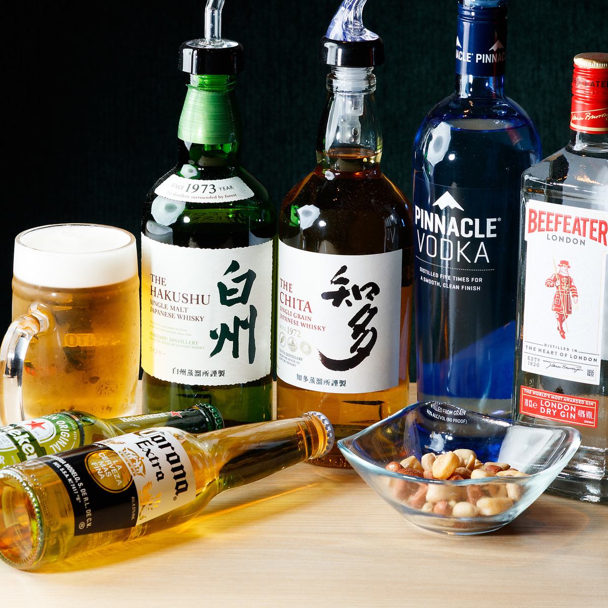 飲み放題ありのコースご用意しております!