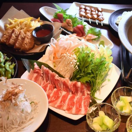 [3,500 yen hotpot course] 8 dishes, 2 hours of all-you-can-drink included ★A warm hotpot course in the still cold season!