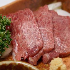 Kumamoto's famous horse sashimi! We have a lot of excellent dishes such as horse liver sashimi ♪