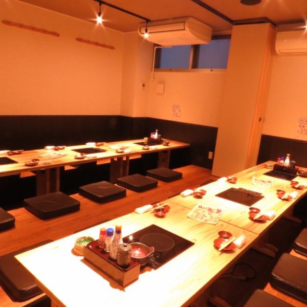 Horigotatsu private room, 12 people x 3 rooms.Up to 24 people.[Kurashiki/Okayama/Izakaya/Private room/Banquet/All-you-can-drink/Sake/Fish/Meat/Private room/Company banquet/Saku drinking/Women's party/Birthday party/Second party]