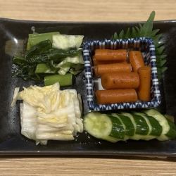 漬物盛り合わせ