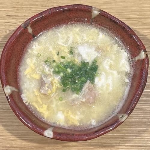 あっさり鶏雑炊